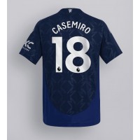 Camiseta Manchester United Casemiro #18 Segunda Equipación Replica 2024-25 mangas cortas